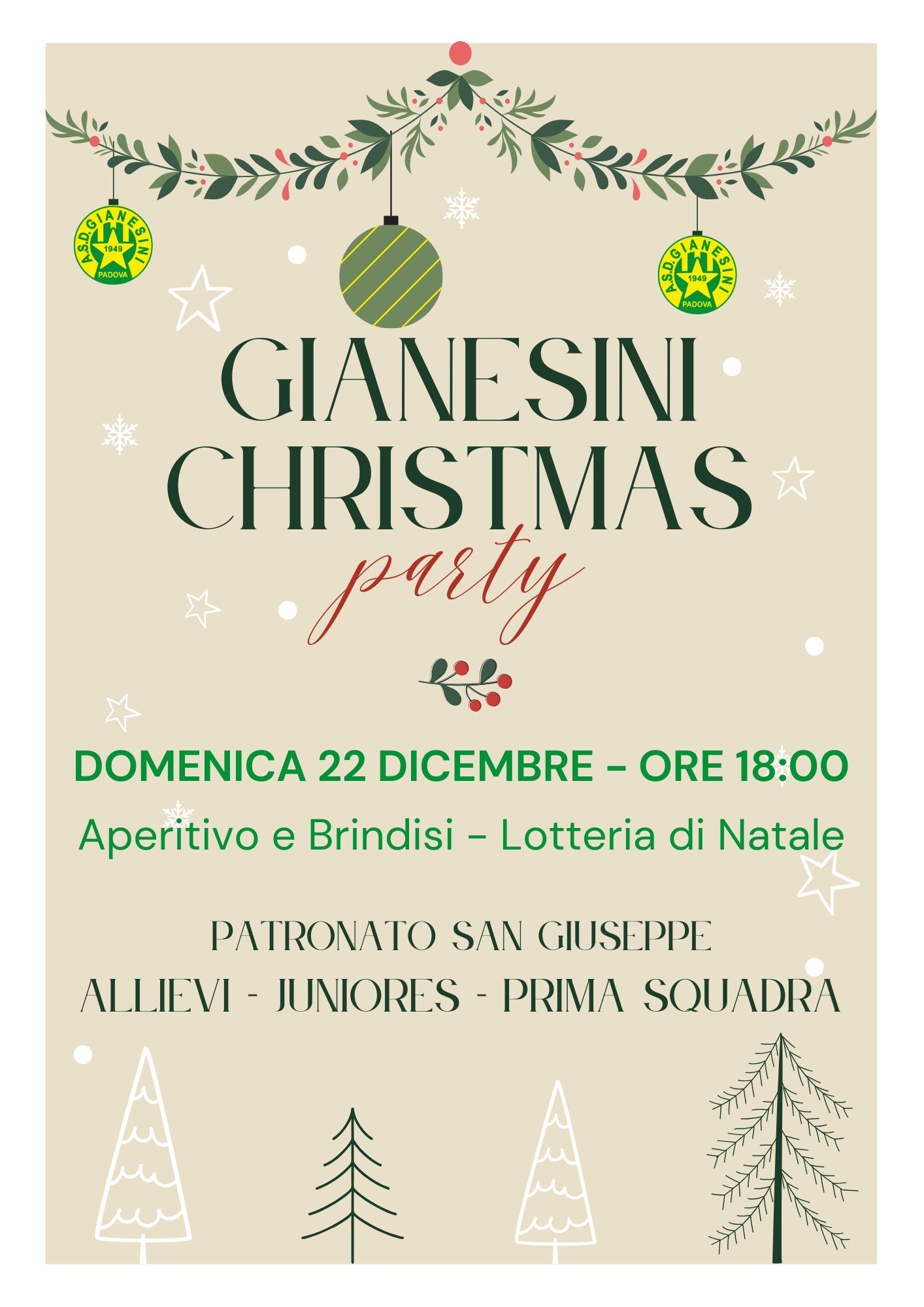 Gianesini Natale 22 dicembre